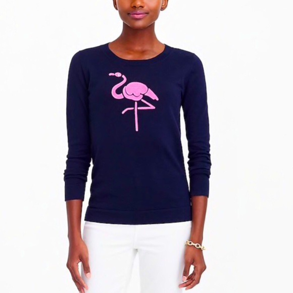 3 for $12! J. Crew flamingo sweater